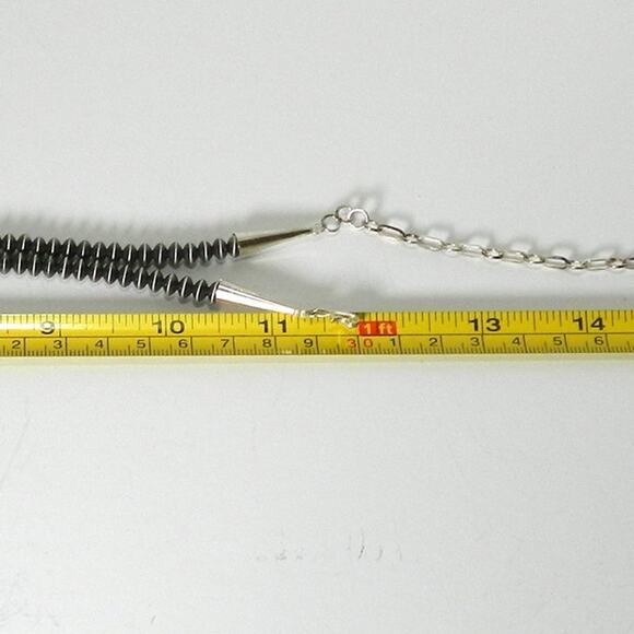 Vintage RB Running Bear Jewelry Purple-Copper Turquoise Necklace - Picture 7 of 7